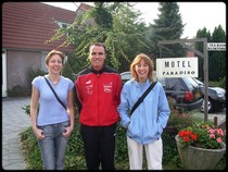 Gwenaelle, Fabien & Carole prts  supporter nos 2 marquettois