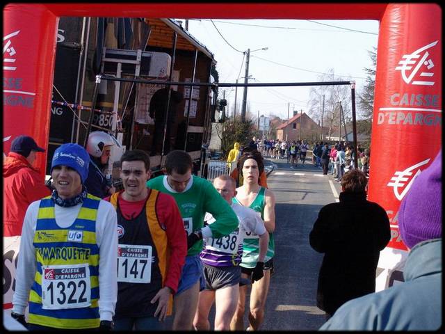 Fabien Debaucheron  l'arrive du 10 Km