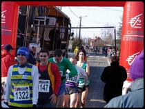Fabien Debaucheron  l'arrive du 10 Km