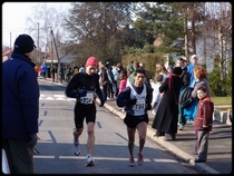 Thierry Ennebeck  l'arrive du 20 Km