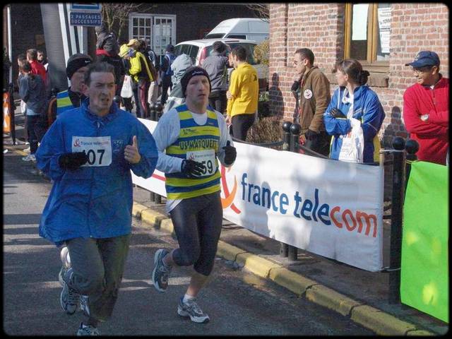 Loc Veron & Jean Marie Caridroit sur le 10 km