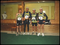 Marc, Daniel et Guy Nol au 100 KM du Loire Beconnais en 2004