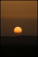 le roi soleil se couche et les tempratures chutent ...