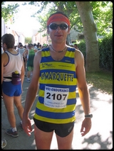 Alexis porte les couleurs du club pour ce trail hors région ...